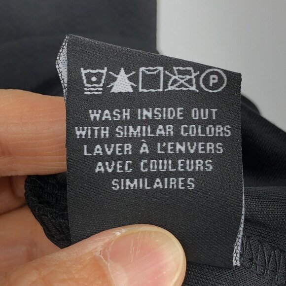 NWT Le Chateau Black V-Neck Shift mini Dress Chest Pocket size S - Picture 11 of 14